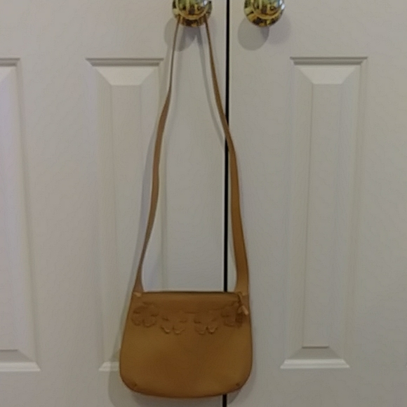 Camel Leather Bag - Picture 2 of 3